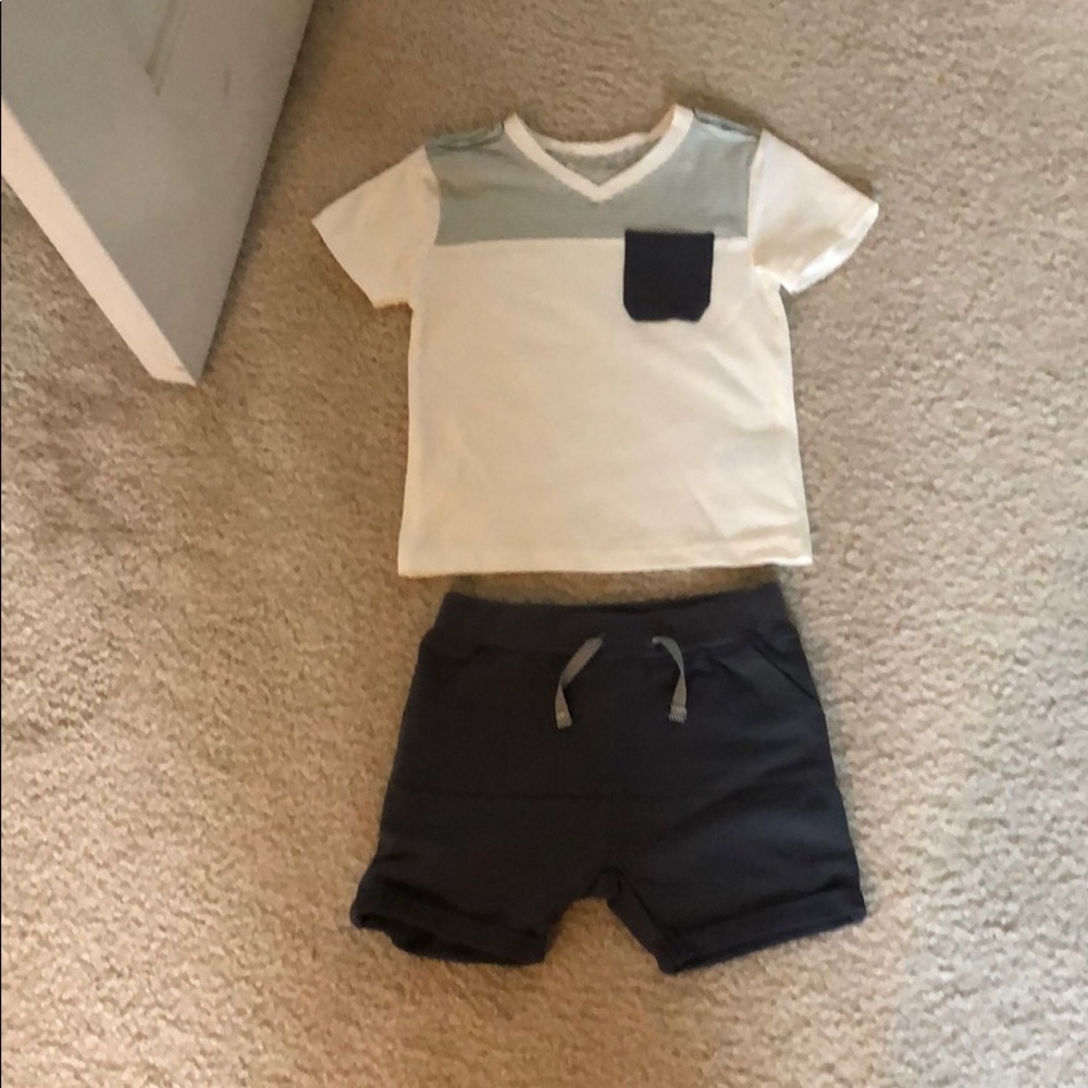 Baby boy T-shirt and shorts